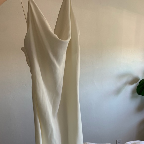 Urban Outfitters white silk dress - Picture 2 of 4